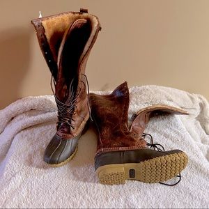 Women's L.L. Bean Boots, 16" Shearling-Lined